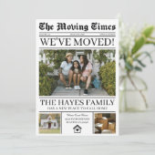 We hebben de aankondiging van de verhuizing van de (Staand voorkant)