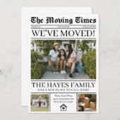 We hebben de aankondiging van de verhuizing van de (Voorkant / Achterkant)