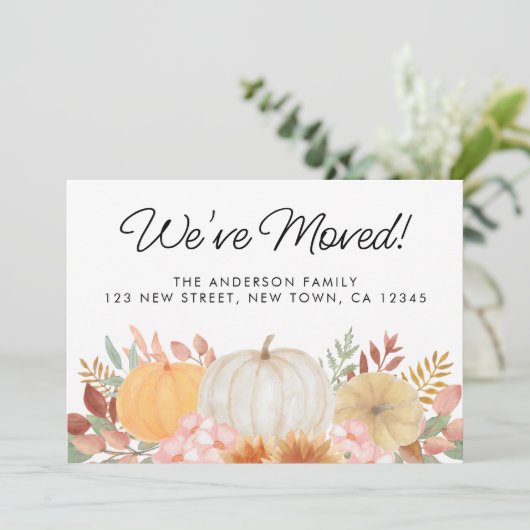 We hebben de aankondiging van de verhuizing van He (Staand voorkant)