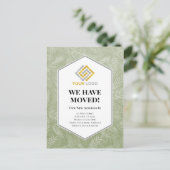 We hebben de aankondiging van Green Ferns verplaat Briefkaart (Staand voorkant)