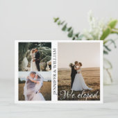 We hebben de aankondiging van het collage bruiloft (Staand voorkant)