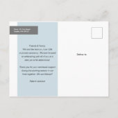 We hebben de aankondiging van het huwelijk gedaan (Achterkant)