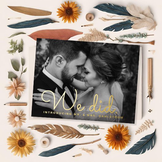 We hebben de aankondiging van het huwelijk gedaan