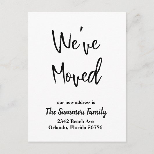 We hebben de aankondiging van het moderne script v (Voorkant)