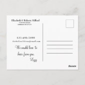 We hebben de aankondiging van het nieuwe adres ver briefkaart (Achterkant)