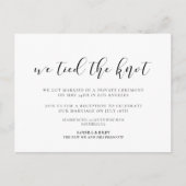 We hebben de aankondiging van het ontwerp van de k briefkaart (Voorkant)