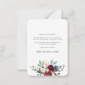 We hebben de aankondiging van het verhuisadres van (Achterkant)