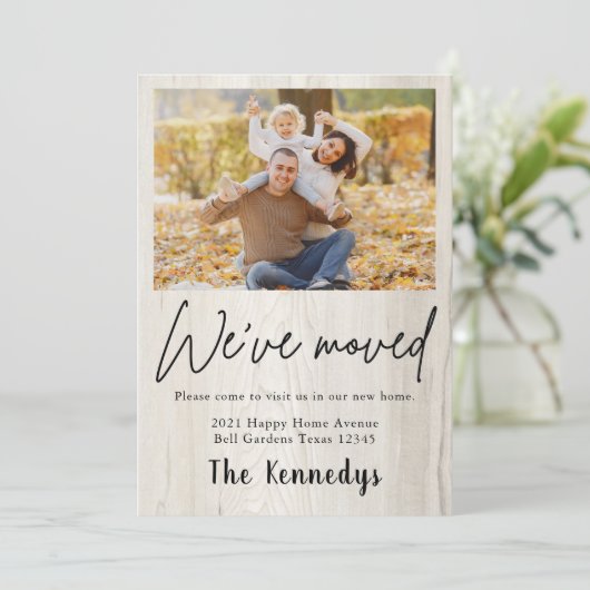 We hebben de aankondiging van Rustic Wood Photo Mo (Staand voorkant)