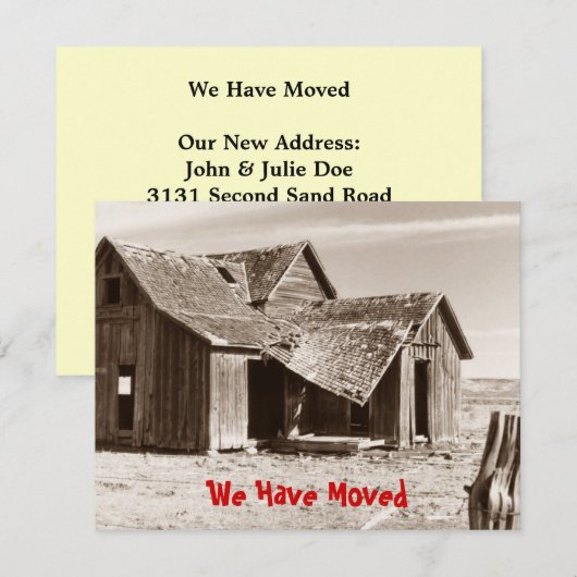 We hebben de aankondiging van Sepia Old Homestead  (Voorkant / Achterkant)