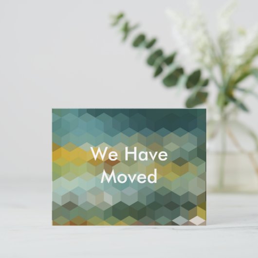 We hebben de aankondiging verplaatst (Staand voorkant)