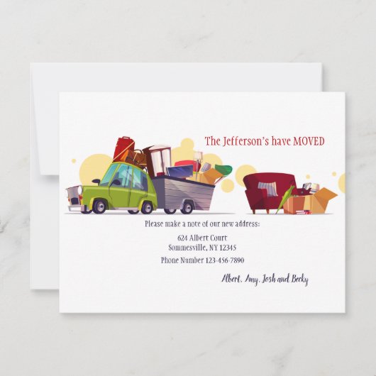 We hebben de aankondigingskaart verplaatst aankondiging (Voorkant)