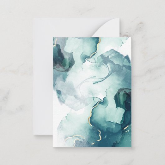 We hebben de Abstracte Matig Verplaatsende Aankond Notitiekaartje (Achterkant)