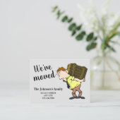 We hebben de adresmededeling gewijzigd informatiekaartje (Staand voorkant)