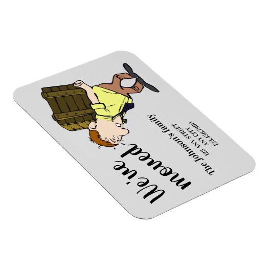 We hebben de adresmededeling gewijzigd magneet (Rechterzijde)