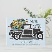 We hebben de adreswijziging van de zwarte vrachtw aankondiging (Staand voorkant)