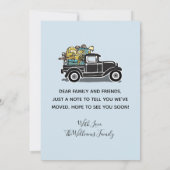 We hebben de adreswijziging van de zwarte vrachtw aankondiging (Achterkant)