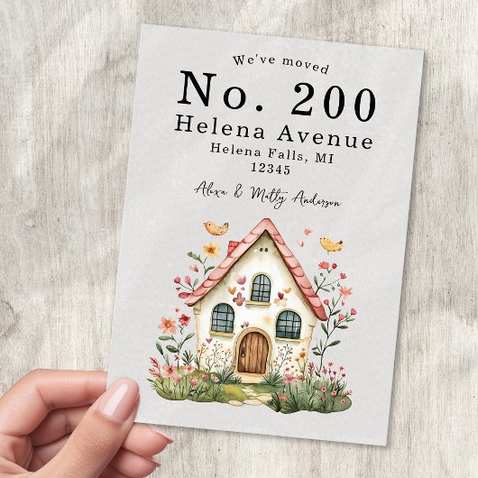 We hebben de adreswijziging van het Waterverf Huis Aankondiging