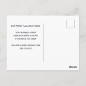 We hebben de adreswijziging van Mountain Sunrise v Briefkaart (Achterkant)