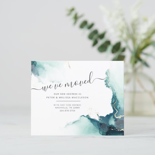 We hebben de adreswijziging verplaatst (Staand voorkant)