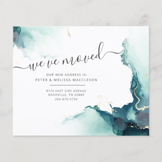 We hebben de adreswijziging verplaatst (Voorkant)