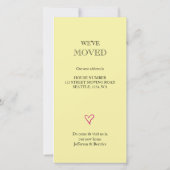 We hebben de adreswijziging verplaatst (Achterkant)