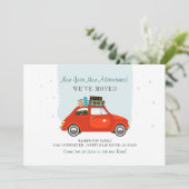 We hebben de adreswijziging verplaatst aankondiging (Staand voorkant)