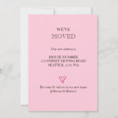 We hebben de adreswijziging verplaatst aankondiging (Achterkant)