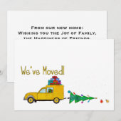 We hebben de auto en de kerstkaart verplaatst (Voorkant / Achterkant)
