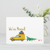 We hebben de auto en de kerstkaart verplaatst (Staand voorkant)