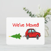 We hebben de auto en de kerstkaart verplaatst (Staand voorkant)