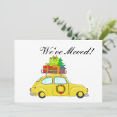 We hebben de auto en de kerstkaart verplaatst (Staand voorkant)