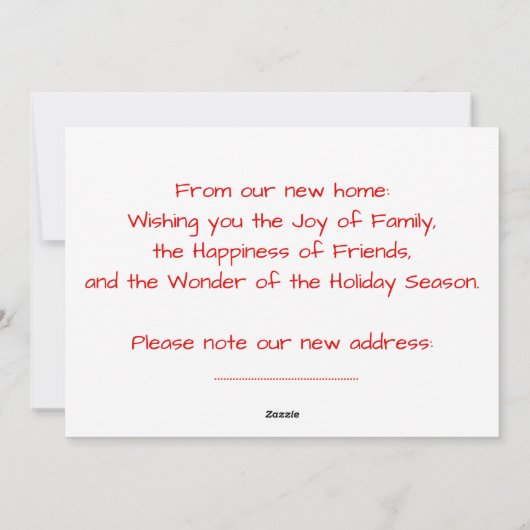 We hebben de auto en de kerstkaart verplaatst (Achterkant)