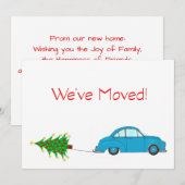 We hebben de auto en de kerstkaart verplaatst (Voorkant / Achterkant)