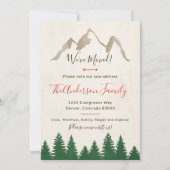We hebben de bergen een 'Forest Invitation Card' b Kaart (Voorkant)