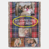 We hebben de beste moeder gekleurde Plain 4 foto's Deken (Voorkant Verticaal)