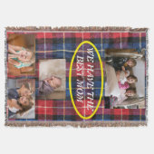 We hebben de beste moeder gekleurde Plain 4 foto's Deken (Voorkant)