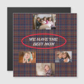 We Hebben de Beste Moeder Tartan Schotse Ruit 4 fo (Voorkant / Achterkant)