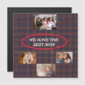 We hebben de beste Mom Tartan Plaid 4 foto's (Voorkant / Achterkant)