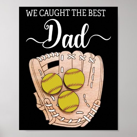 We hebben de beste papa leuk zachte papa Vaderdag  Poster (Voorkant)