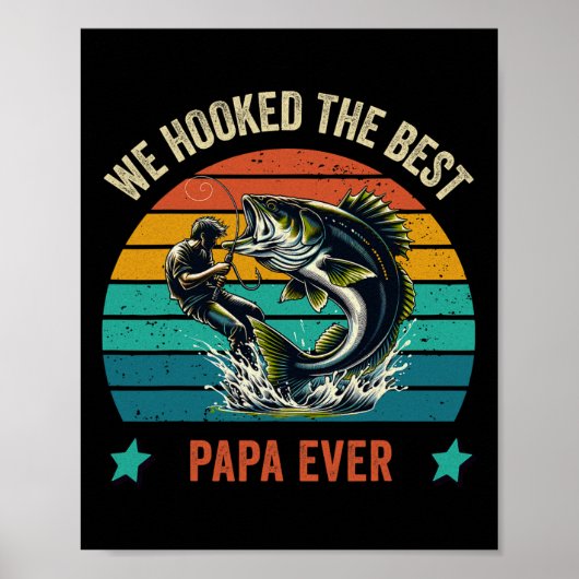 We hebben de beste papa ooit Gevist papa's dag Poster (Voorkant)