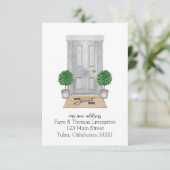 We hebben de Bewegende Aankondiging Grijze deur ve (Staand voorkant)