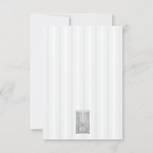 We hebben de Bewegende Aankondiging Grijze deur ve (Achterkant)