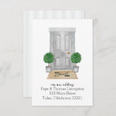 We hebben de Bewegende Aankondiging Grijze deur ve (Voorkant / Achterkant)