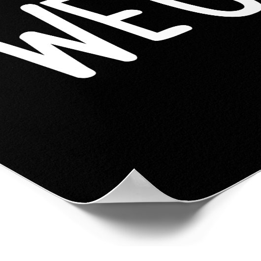 We hebben de biet grappige groentebonen. poster (Hoek)