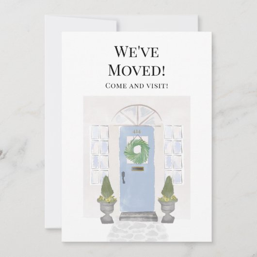 We hebben de blauwe deur van de nieuwe Waterverf v Aankondiging (Voorkant)