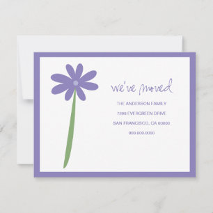 We hebben de bloem aangekondigd (Paars) Aankondiging