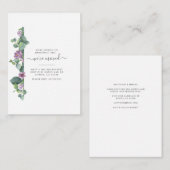 We hebben de botanische beweging Eucalyptus verpla Notitiekaartje (Voorkant / Achterkant)