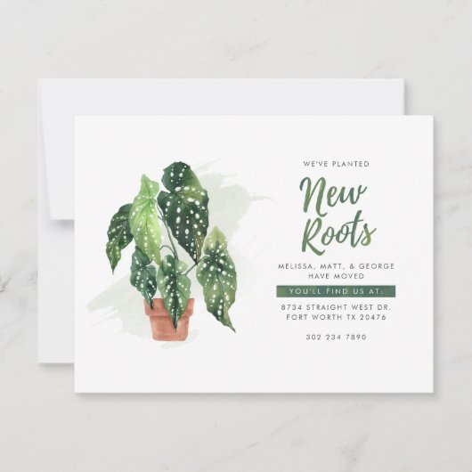 We hebben de Botanische Verhuisaankondiging verpla (Voorkant)