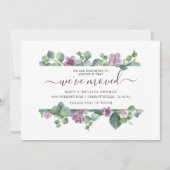 We hebben de botanische Waterverf verplaatst Aankondiging (Voorkant)