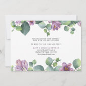 We hebben de botanische Waterverf verplaatst Aankondiging (Achterkant)